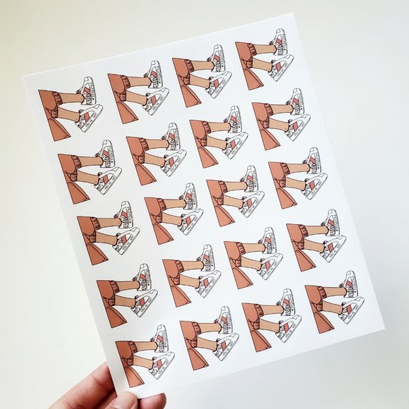 LB018 PoshStyle Sneaker Sticker [Price Firm] - Picture 3 of 8